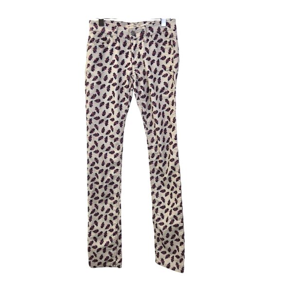 NWT Isabel Marant Etoile Floral Micro-Corduroy Slim Pants Size 36/US 4 - Picture 1 of 7